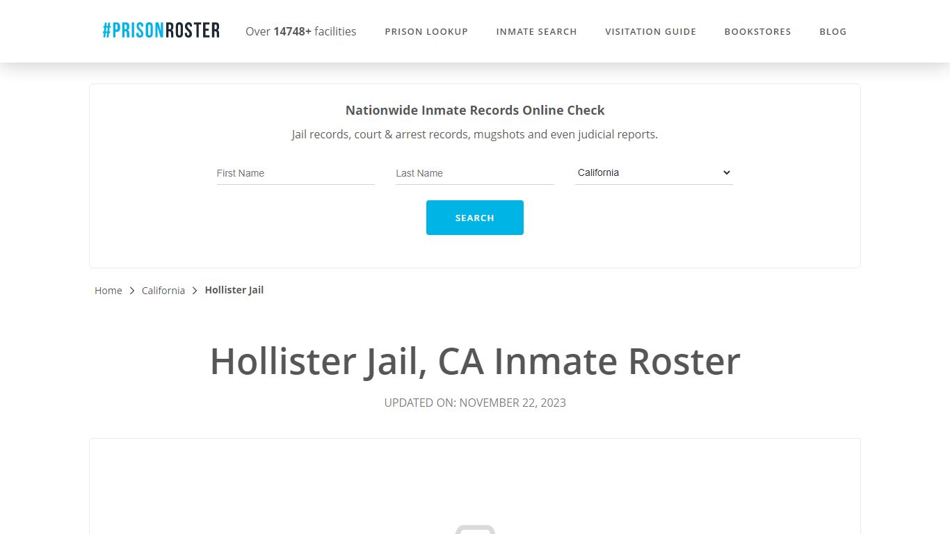 Hollister Jail, CA Inmate Roster - Prisonroster